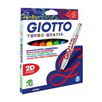 ปากกาเมจิก 8 สี Turbo Grafik