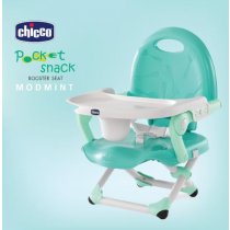 Chicco เก้าอี้บูสเตอร์ทานข้าวเด็ก Pocket Snack Booster Seat, สีMint
