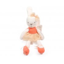 ตุ๊กตากระต่ายกอด Ballerina Bunny, สี: ส้ม