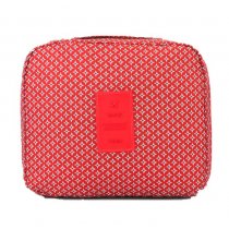 กระเป๋าจัดเก็บเครื่องสำอางค์ ของใช้ส่วนตัว, สี: แดง