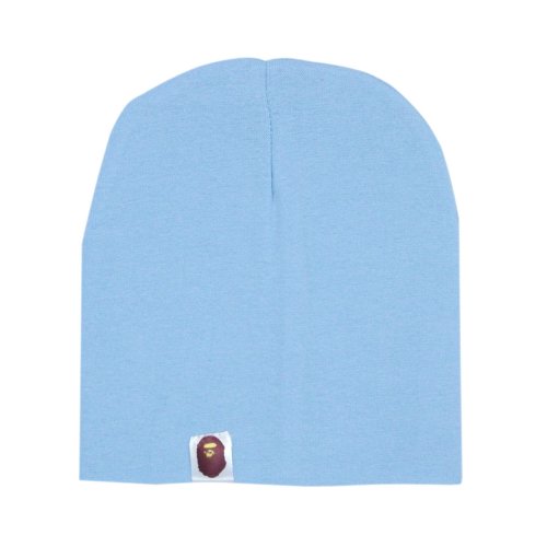 MOM2KIDS หมวกผ้ายืดสำหรับเด็กอ่อน, สี: ฟ้าเข้ม