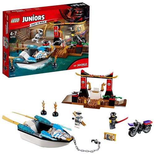 Lego Juniors Zane's Ninja Boat Pursuit Children's Toy 10755