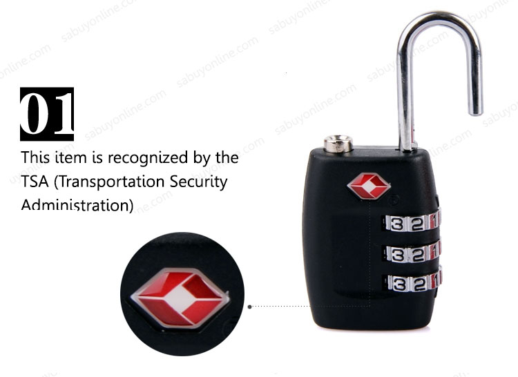 TravelLock TSA-accepted travel locks