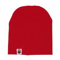 หมวกผ้ายืดสำหรับเด็กอ่อน, สี: แดง